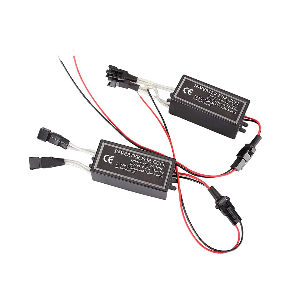 2 STUKS Angel Eyes blok Kit Spare Inverter Ballast voor CCFL Halo Ringen uitgangen Vrouwelijke Verbinding Driver Power Lgnition Doos