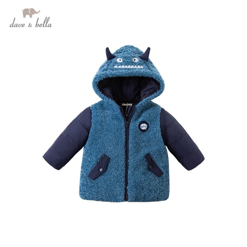 David bella – manteau d'hiver à capuche pour bébés garçons, rembourré, à la , dessin animé, vêtements d'extérieur pour enfants en bas âge, DBX15347