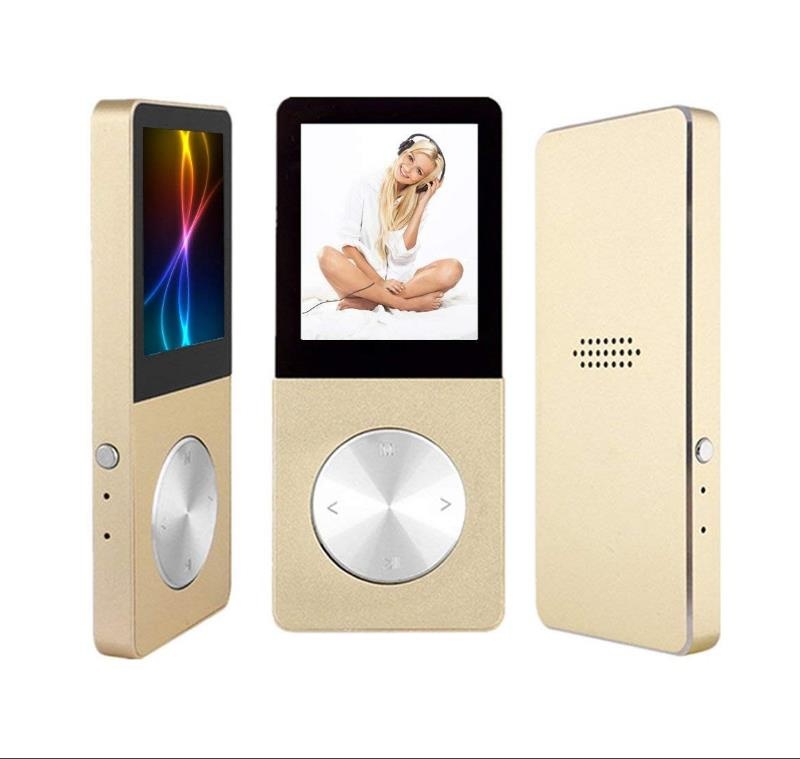 Aluminum Alloy 16gb Mp3 Player with Built-in Speaker Hifi Player Walkman Mp 4 Players Video Lossless Music Mp4 Player