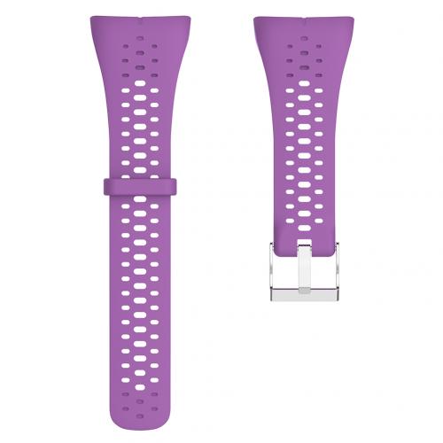 Correa de reloj de silicona hueca para deportes, pulsera inteligente Polar M400/430 GPS: Purple