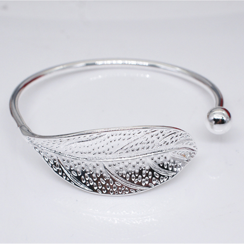 Blatt Charme Armbänder & Armreifen Für Frauen Hochzeit Armreif Manschette Armband Schmuck für Frauen