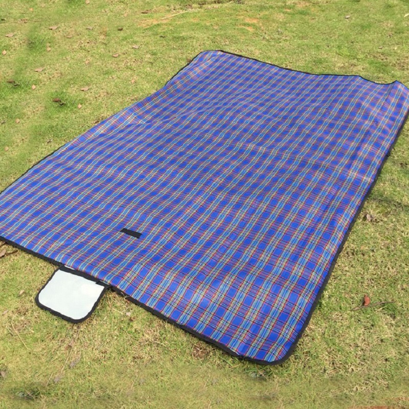 picknick decke,Camping Picknick matt tragbare Strand decke wasserdichte feuchtigkeit beständige karierte Decke Strand matt wandern reise faltbare Schlaf matt