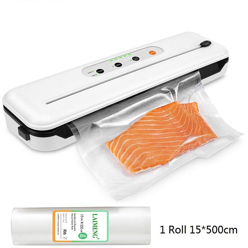 Laimeng vakuumpakkemaskine med skærer til madopbevaring med vakuumposer vakuumrulle  s278: 6611 15-500cm / 240v au stik