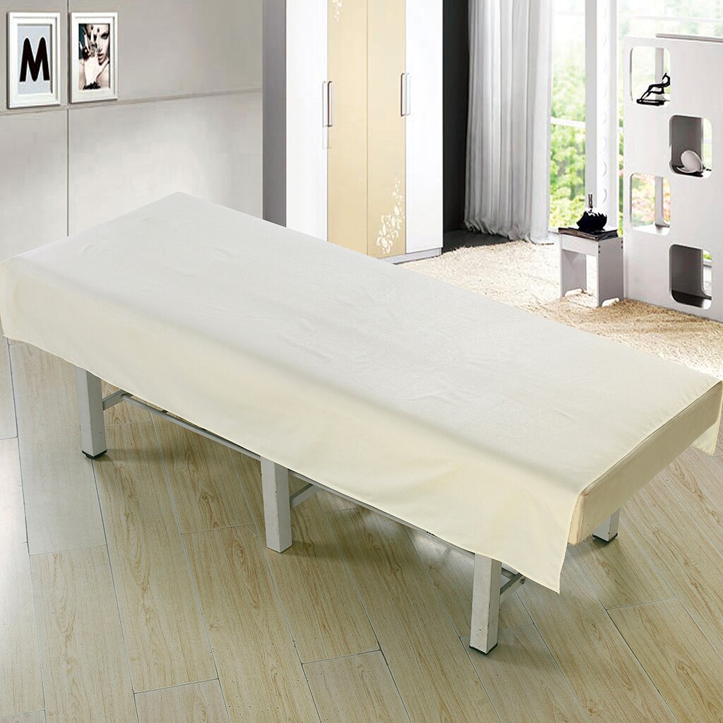 Couverture de Table de Massage en lin de beauté professionnelle, drap plat pour le visage, imperméable à l&#39;huile, convient à la plupart des lits de cosmétiques 190x120cm