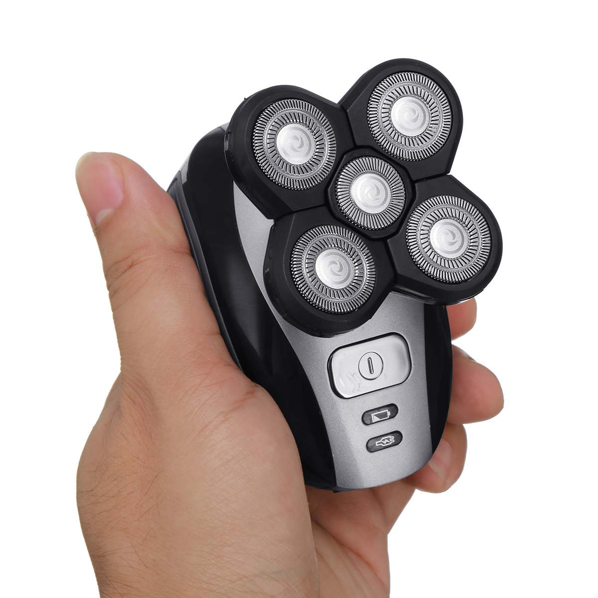 5 in 1 Multifunction Electric Shaver Hair Trimmer Clipper Bald Machine 5 Heads Rechargeable 4D Floating Head Electric Razor