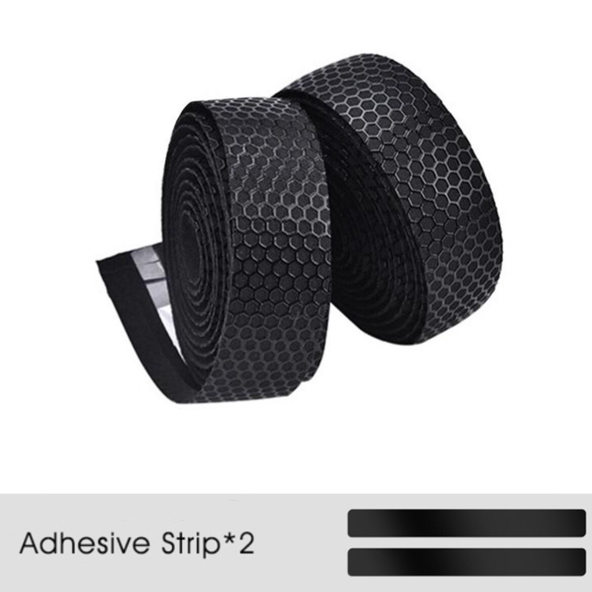 2 stücke Fahrrad Lenker Band Lenkrad Abdeckung Rennrad Radfahren Griff Bar Nicht-slip Gürtel Gummi Band Reiten zubehör Warp: Black
