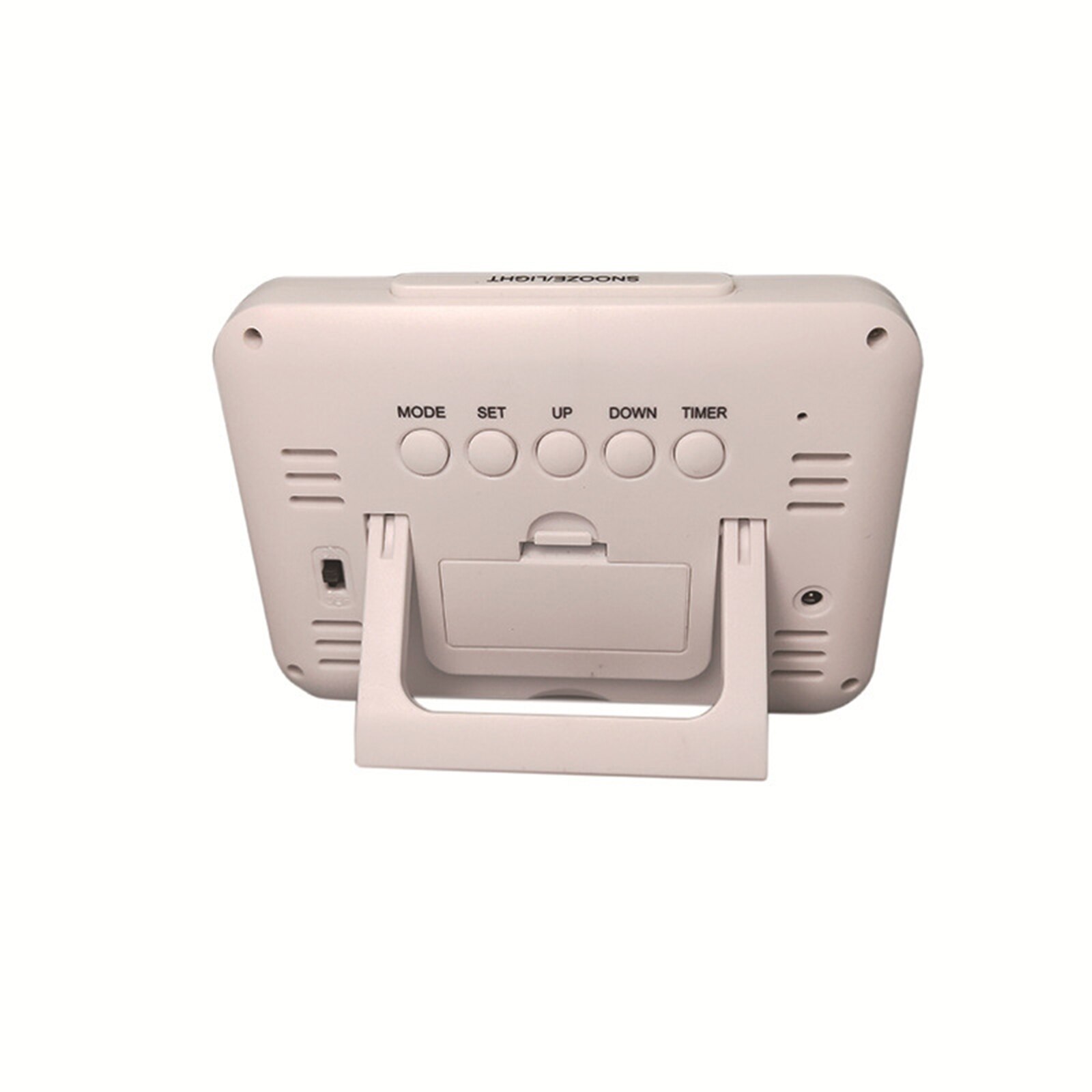 Color Screen Alarm Clock Digital Alarm Clock Black Table Clock Rectangular Alarm Clock For Home Office Hotel