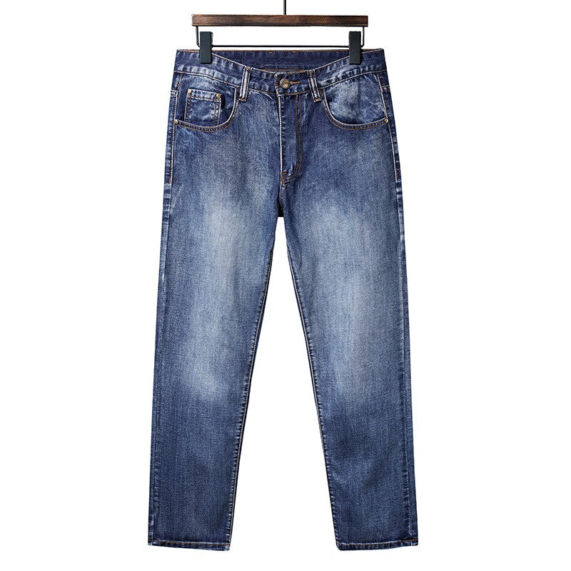 Plus size mænd jeans slanke lange bukser 8xl 4xl 6xl 48 50 52 stretch jeans til mænd denim jogger hip hop til mænd