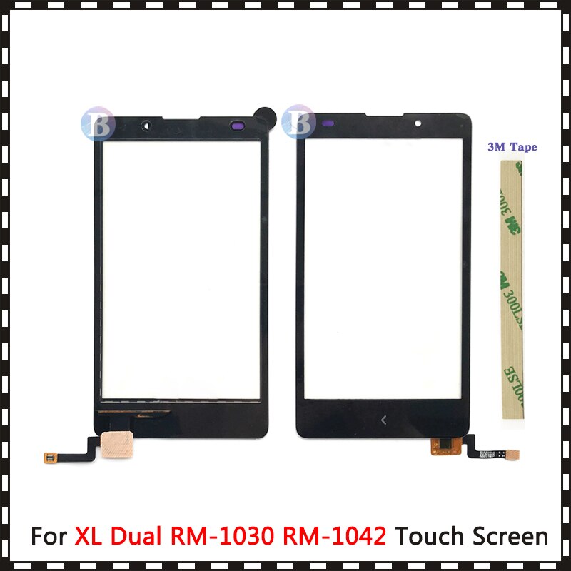 5.0 "Für Nokia XL Dual Sim RM-1030 RM-1042 Touchscreen Digitizer Sensor Äußeren Glas Objektiv Panel Schwarz