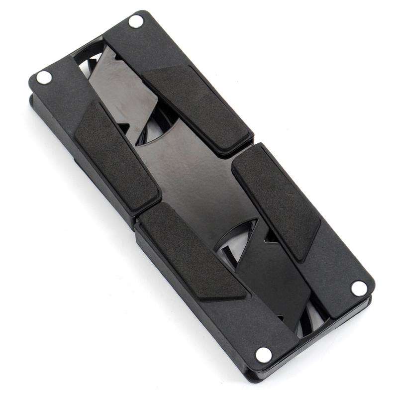 Mini Draaibare USB Fan Laptop Notebook PC 2 Fans Cooler Cooling Pad voor Laptop 10-17 "PC USB Cooler Zwart