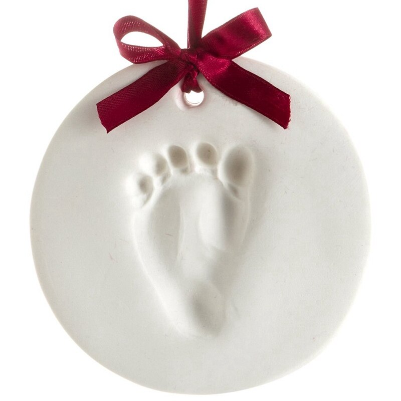 Baby Footprint Handprint Soft Modeling Clay Air Drying Play Light Clay Slime Toys Polymer Plasticine Imprint Kit DIY childen toy