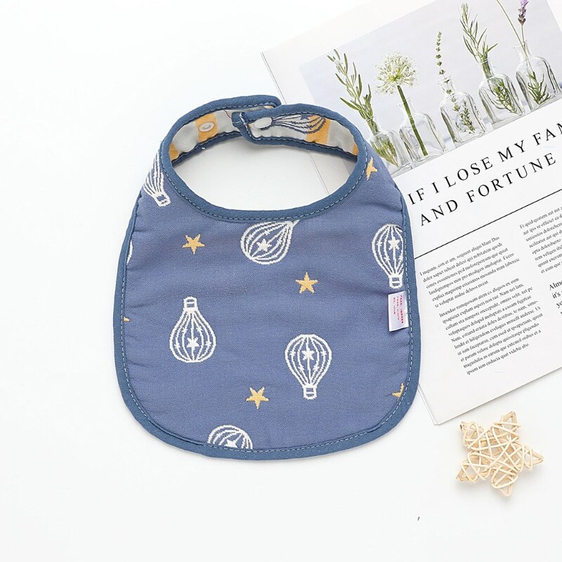 Baby Speeksel Handdoek Met Drukknoop Babyvoeding Slabbetjes Voor Jongens Meisjes Baby Bib Ademend Baby Kwijlen Slabbetjes