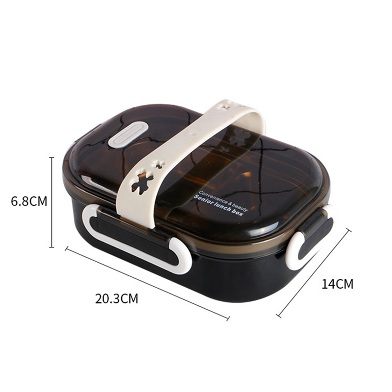 Portable Insulated Lunch Box Leakproof Stainless Steel Bento Box Office Worker Microwave Tableware Salad Food Storage Containers