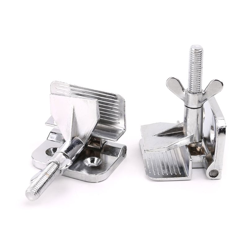 2 pièces en alliage de Zinc argent sérigraphie pinces charnière pince papillon charnière pince pour bricolage fixation écrans outil