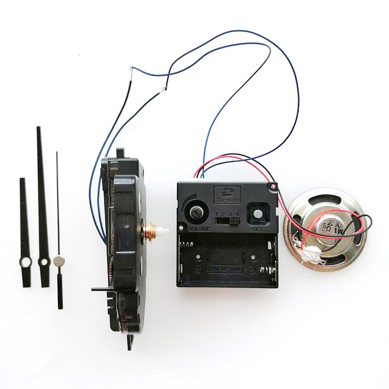 12888 rörelse pendel typ rörelse 6mm skruv längd steg rörelse med musik box högtalare och händer klocka tillbehör diy kit