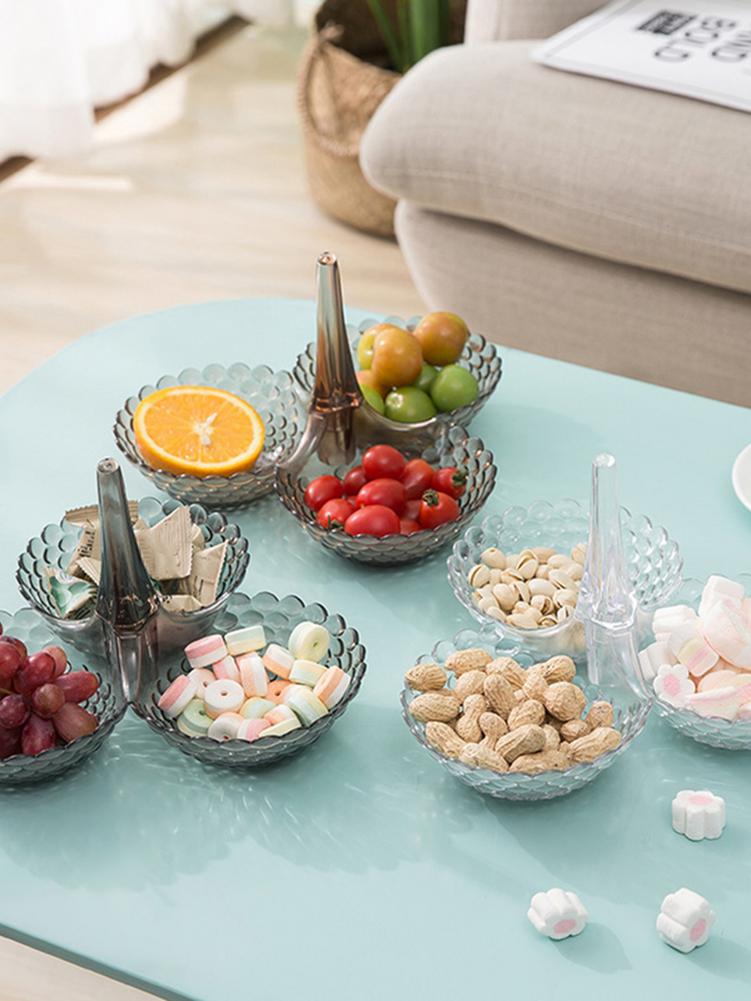 Europese Gestapeld Opslag Lade Multi-layer Plastic Plaat Gedroogd Fruit Opslag Plaat Sieraden Snacks Lade Opslag Rack Organizer