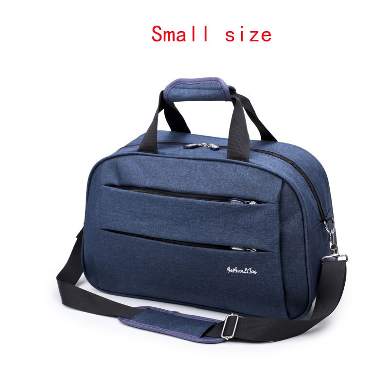 Mannen Business Reistas Grote Capaciteit Vrouwen Reizen Plunjezakken Bagage Handtas Outdoor Opslag Verpakking Cube Bagage Tote: Small Blue bag