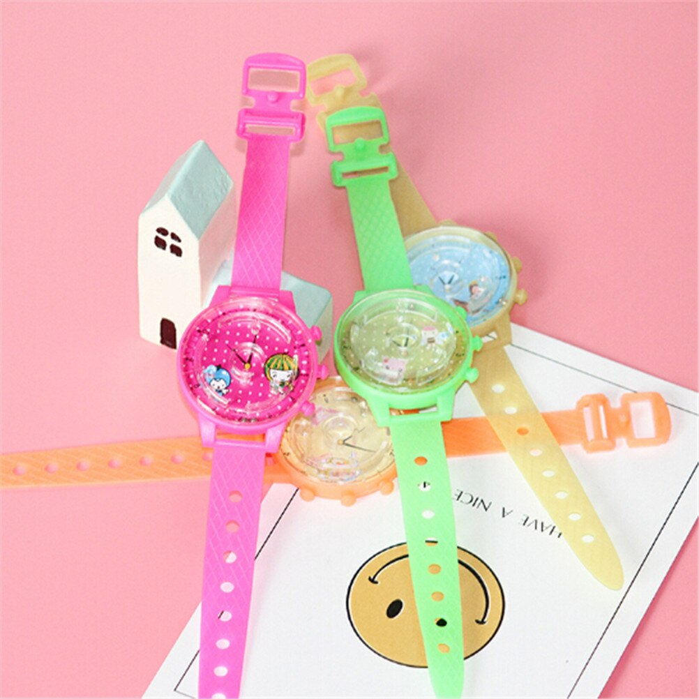 3Pcs Kleurrijke Bal Doolhof Spel Puzzel Labyrint Horloge Speelgoed Voor Meisjes Jongens Kids