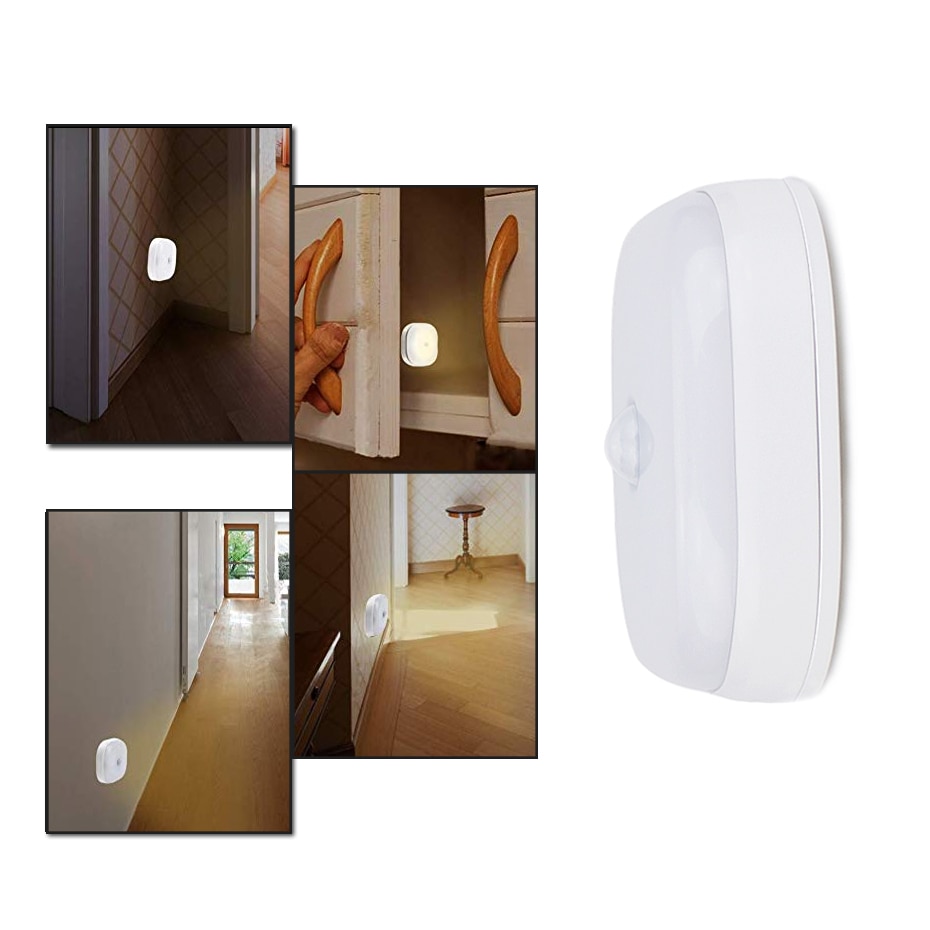 Batteri bevægelsessensor garderobe skabslys 10 leds væglampe trådløs bevægelsesdetektor natlampe børn børn natlampe