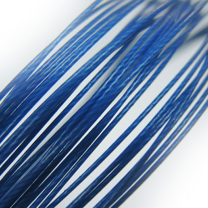 Allpha Badminton String Nylon Monofilament Duurzaamheid 0.78Mm 10M Training Badminton Racket Netto S1500 10 Stks/partij: blue