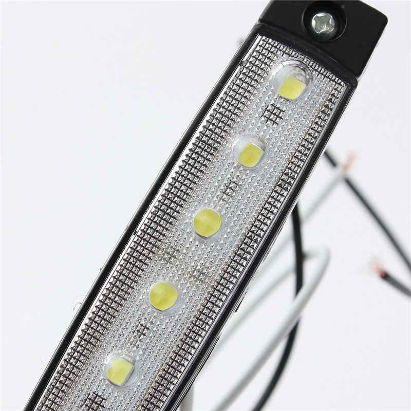 DC 12V 6 LED Side Marker Light Tail Lights, Side Lights For Trailer