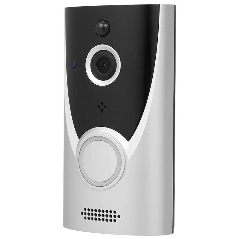 Hd Draadloze Wifi Smart Video Intercom Deurbel Camera Visuele Intercom Ip Deurbel Pir Bewegingsdetectie Deurbel Zilver