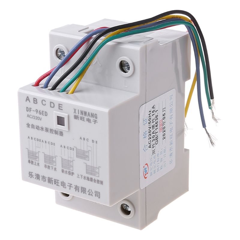 Auto Water Level Controller Switch 10A 220V Water Tank Liquid Level Detection Sensor Water Pump Controller Flow Sensor