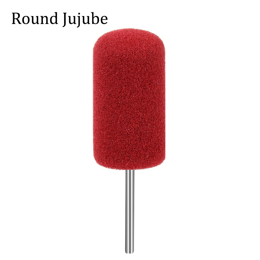 römisch Auto Rad Kegel Runde Reinigung Schwamm Metall Hub Polnischen Polieren Schaft Polieren Schaum Pad Automobil Wartung Werkzeuge: runden Jujube