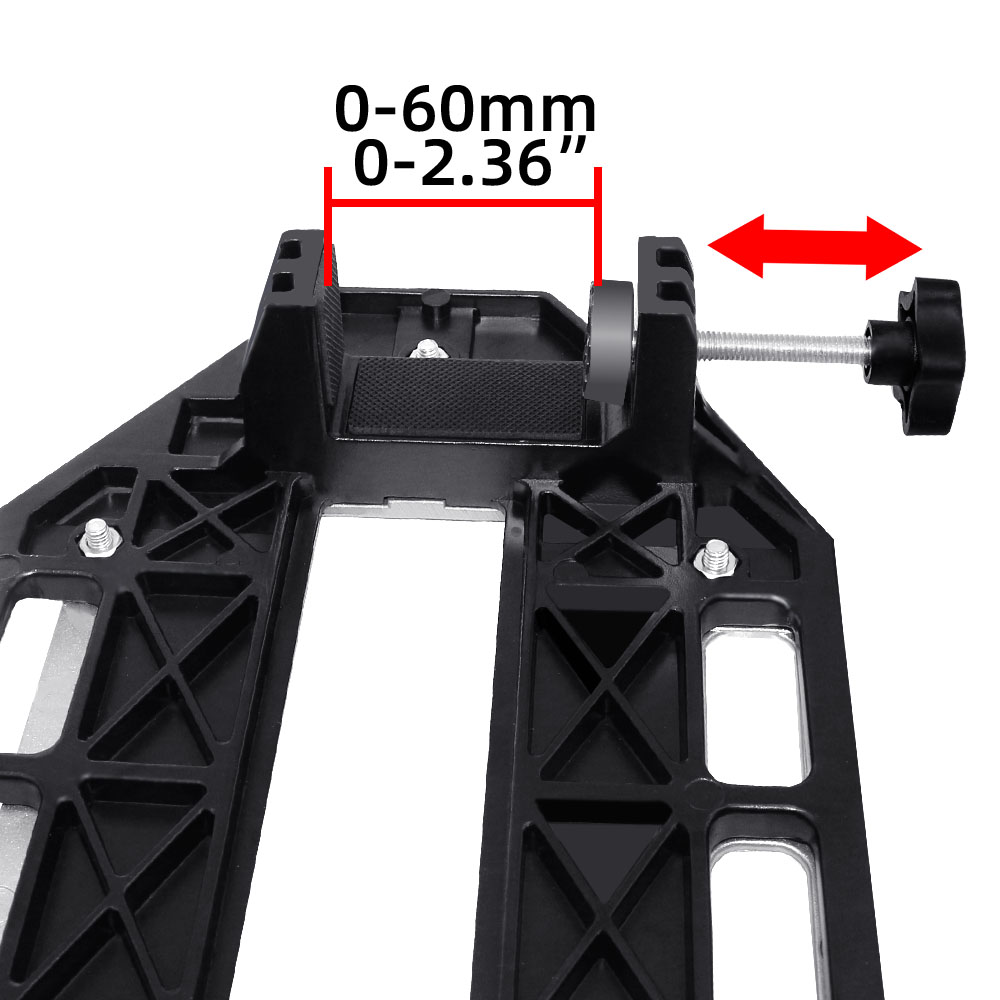 Houtbewerking Gatopener Sleufzoeker of Router Basis of Frees, Aluminium Deurscharnier Installatie Jig Kit