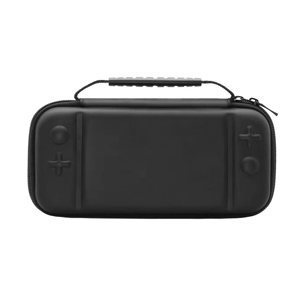 Beschermende Handheld Krasbestendig Grote Capaciteit Game Machine Travel Pouch Shell Draagtas Voor Schakelaar Lite Ruimtebesparend: Zwart