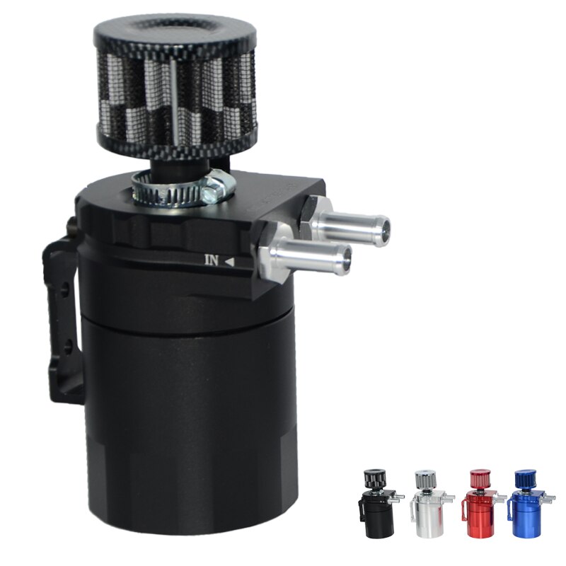 Aluminium déflecteur universel voiture huile attraper peut réservoir réservoir noir/rouge/bleu/argent