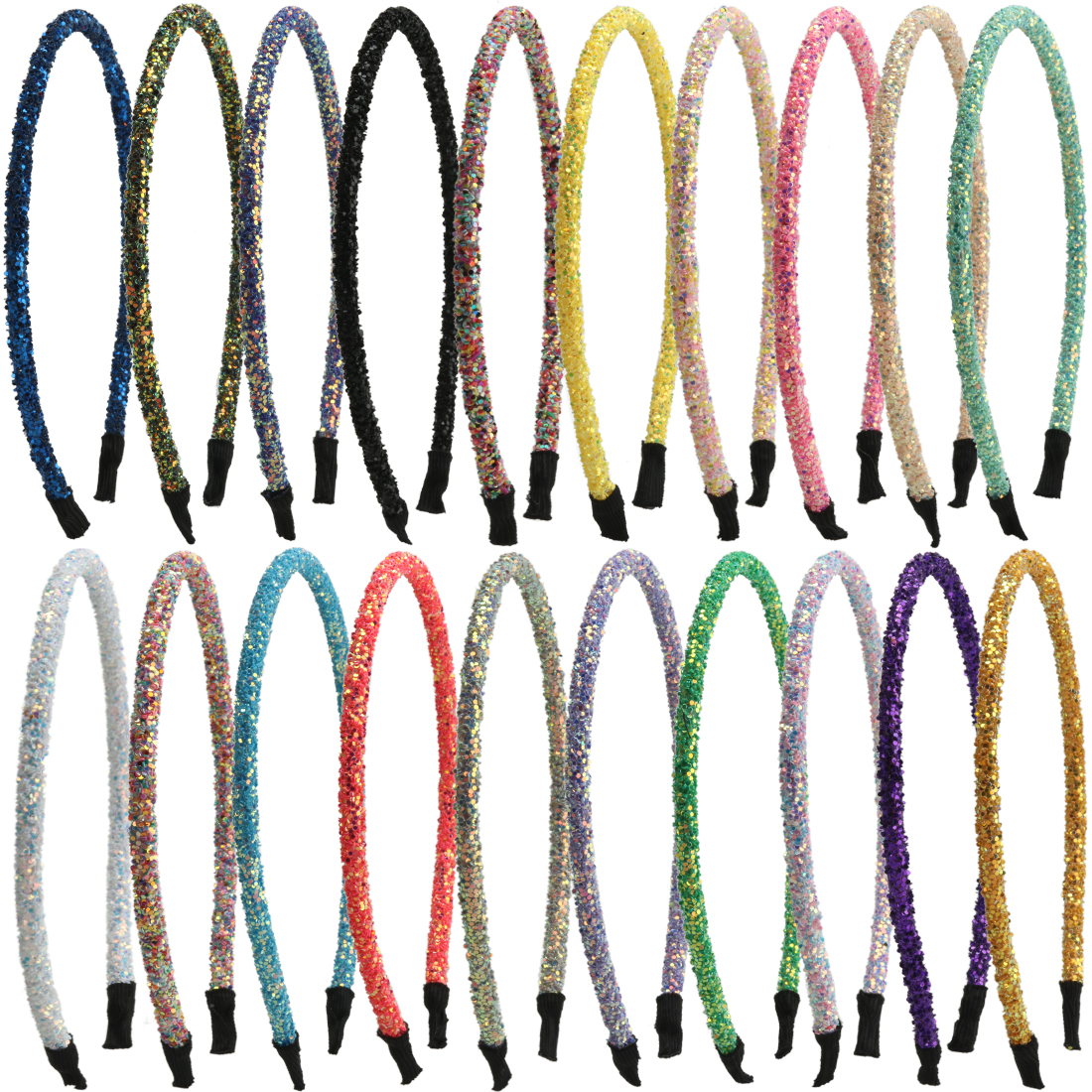1PC Leuke Meisjes Hoofdbanden Glitter Regenboog Haarbanden Sparkly Haarbanden Kids Kinderen Party Decoratie Haaraccessoires