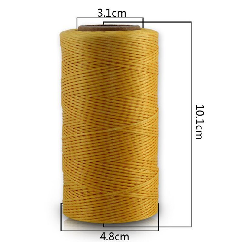 Cordon de fil à coudre en cuir ciré, fil de ligne Dacron, outil de couture en cuir, matériel de bricolage, 260 mètres, 1mm 150D