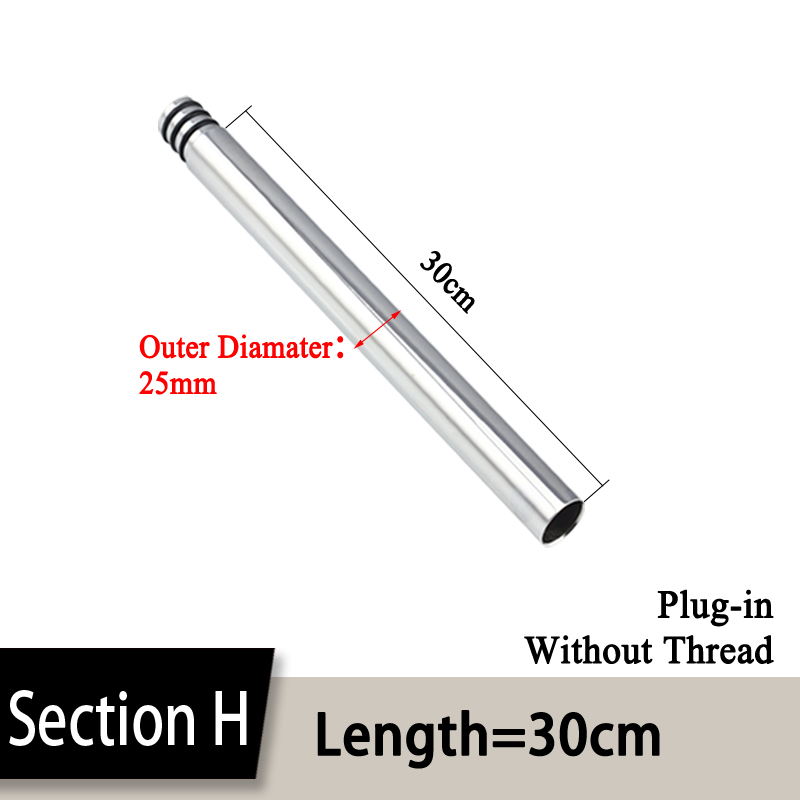 24mm/22mm/20mm 30/40cm Kupfer Überzug/Schwarz Dusche Verlängerung Stange ohne gewinde erhöaufgehängt dusche rohr verlängern Verlängerung rohr: H-Länge30cm