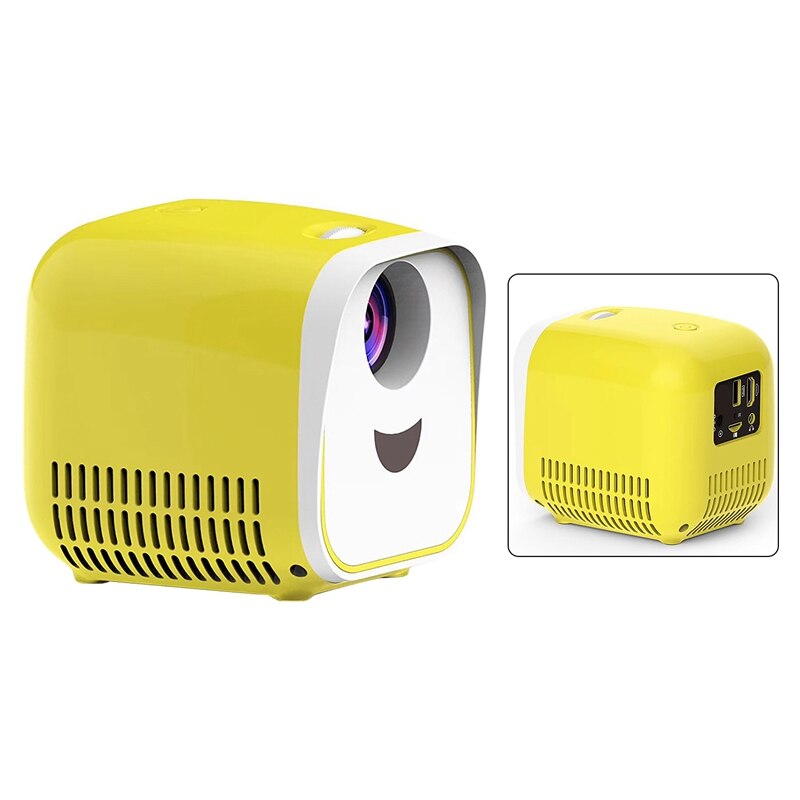 Projector L1 600 Lumen 1080P Huishouden Ouder-kind Draagbare Projector Mini Led Tv