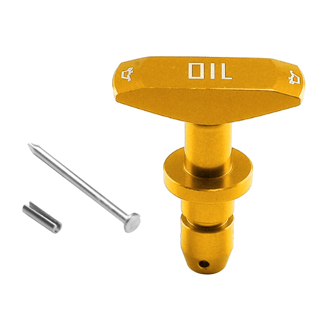 1pcs Heavy Duty Billet Oil Dipstick Pull Handle Replacement Golden for Ford GT V8 GT50