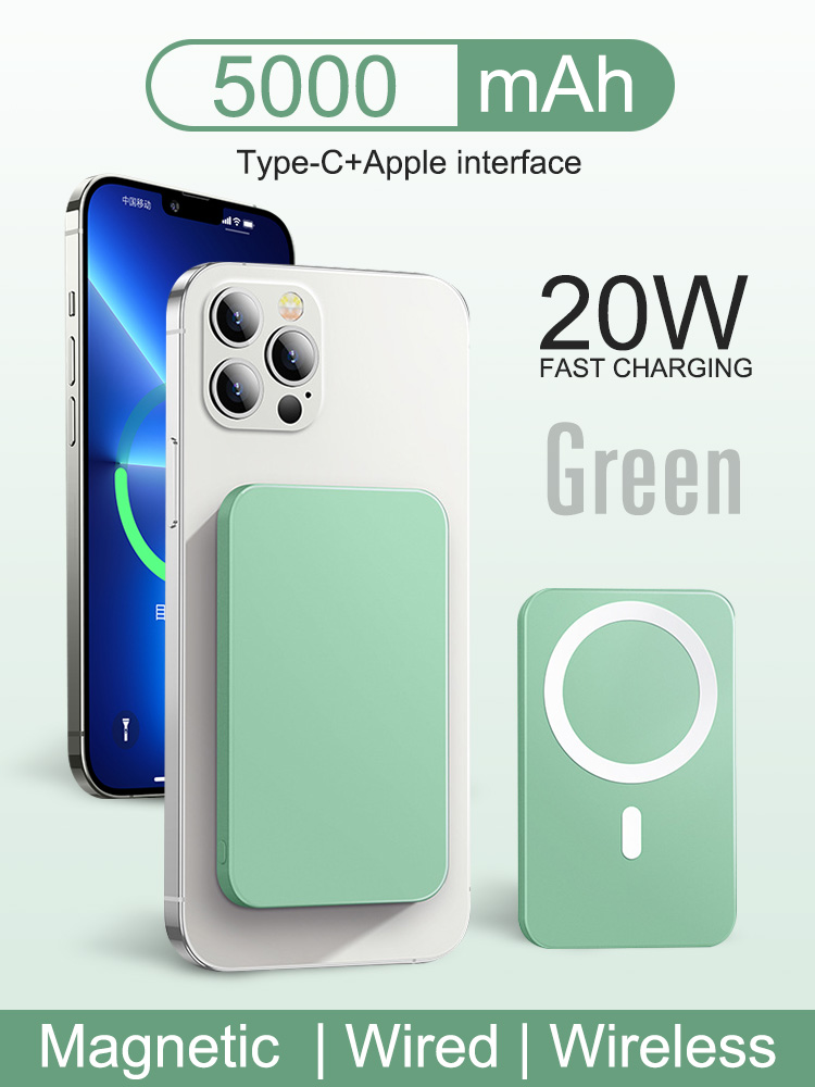 10000mAh Portable Magnetic Wireless Power Bank 15W Fast Charger For iPhone 12 13 Pro Max Mobile Phone External Battery