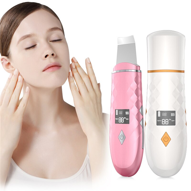 Verwarmend kompres en schepmachine, ultrasone schoonheidsbehandeling, introductie van ionen in een mee-eter poriënreinigingsinstrument
