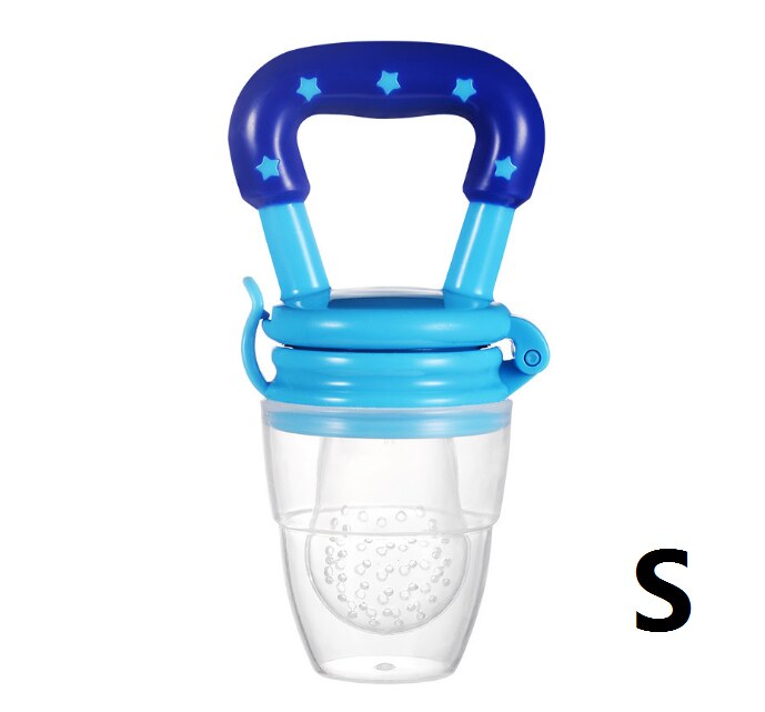 3 Maten 4 Kleur Fruit Tepel Tandjes Baby Tandjes Tepel Veiligheid Baby Speelgoed: Blue S