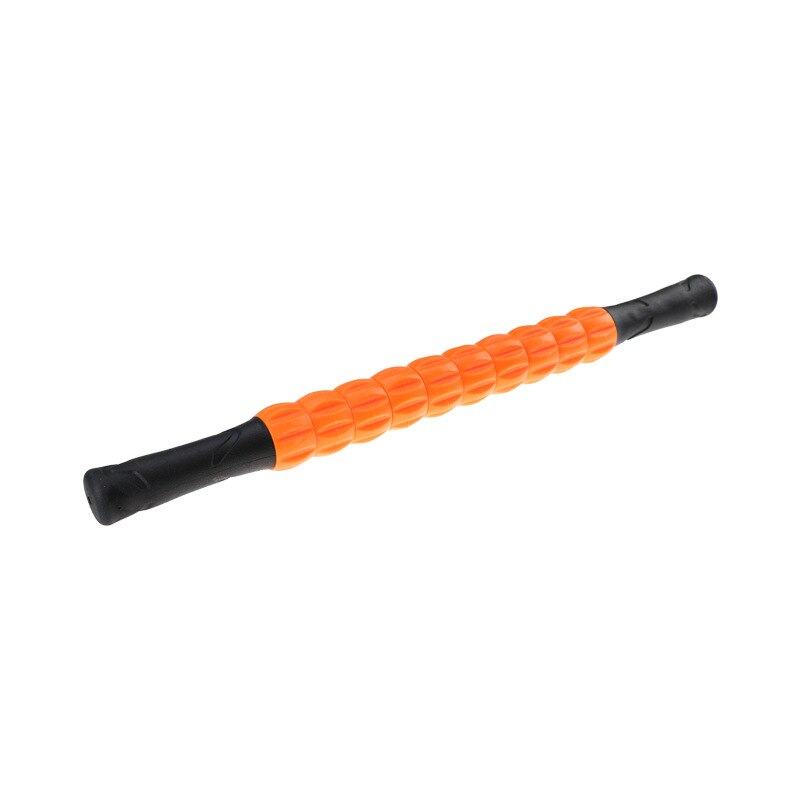 Yoga Massage Stick Leg Back Relaxation PVC Roller Muscle Deep relaxation relieve the pain Yoga Block Gym Fitness Equipment: Orange