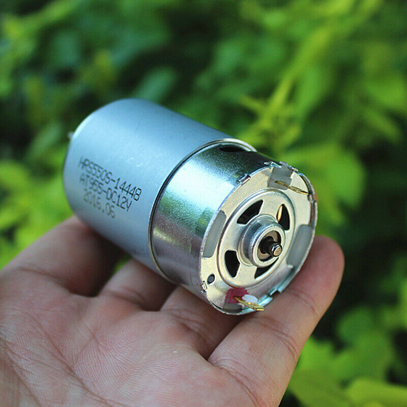 RS-550 Motor DC 6V 9V 12V 22000RPM High Speed Large Torque Electric Drill Garden Tools Toy Motor