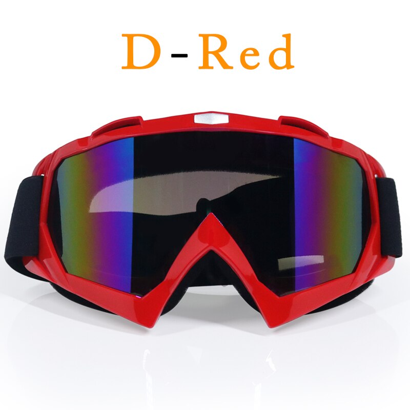 Dla dorosłych gogle Motocross motocykl motor okulary Cross Country elastyczne przezroczyste soczewki Ooculos de grau: C