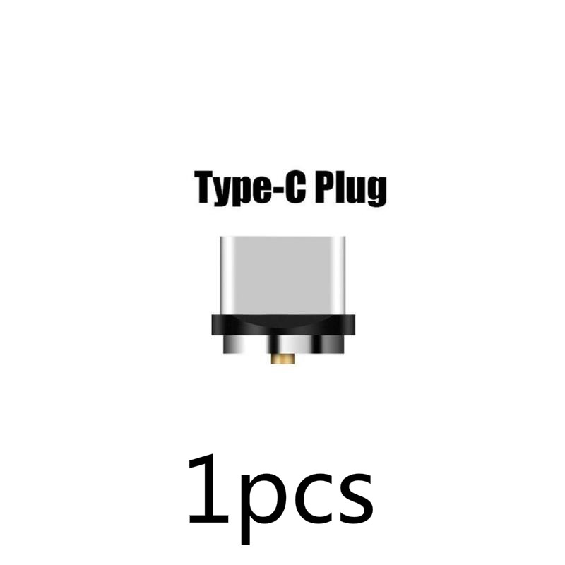 2 stücke Magnetische Stecker Mikro USB / Typ C / 8 Stift/beleuchtung Adapter USB Stecker (Nur Magnetische stecker) für Runde kopf Magnetische kabel: Pro Typec 1pc