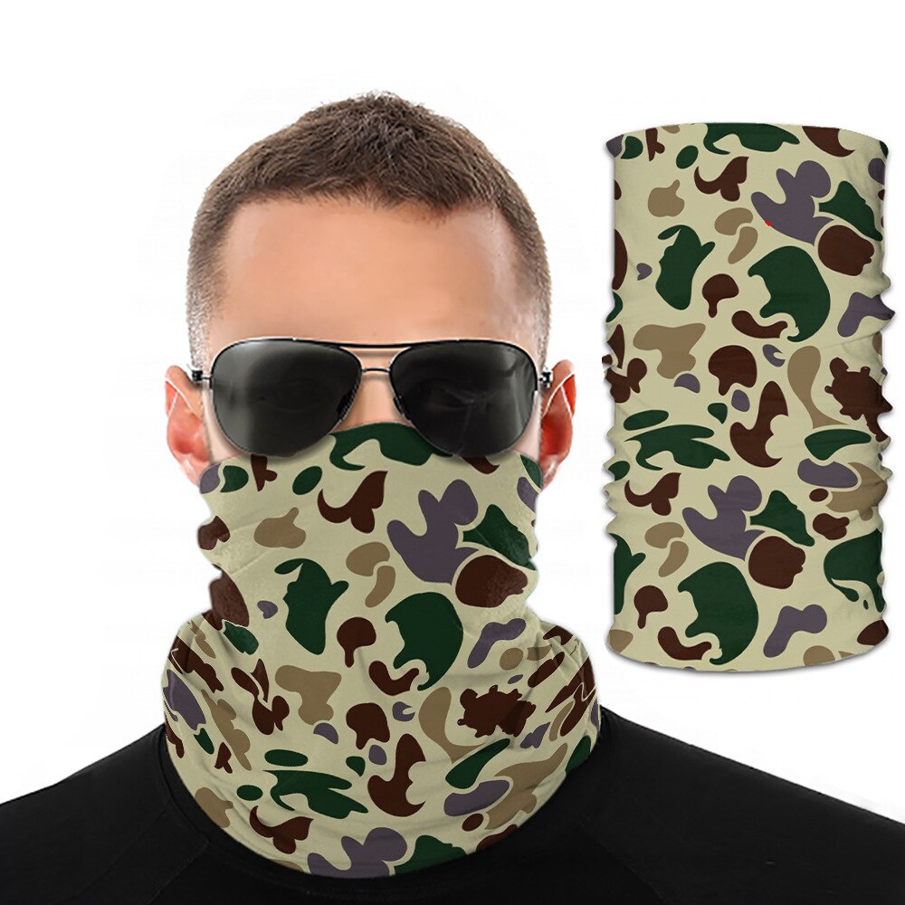 European and American 3D camouflage digital printing outdoor insect repellent mask, cap, variety magic, scarf: 17