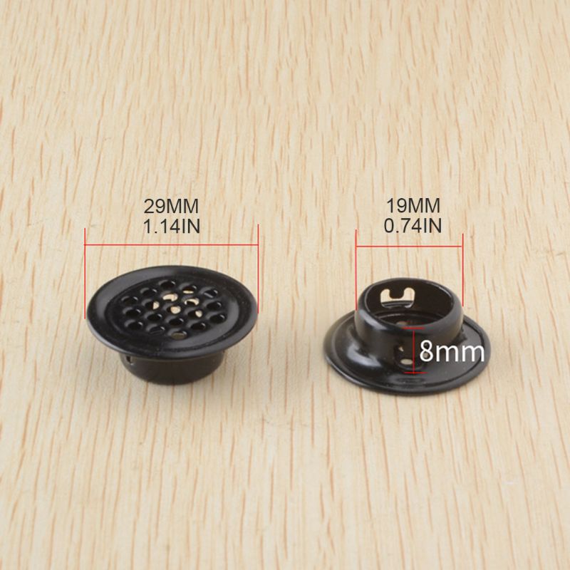 Garderobe Kast Mesh Gat Rvs Louvre Air Vent Ventilatie Cover Set G8TB