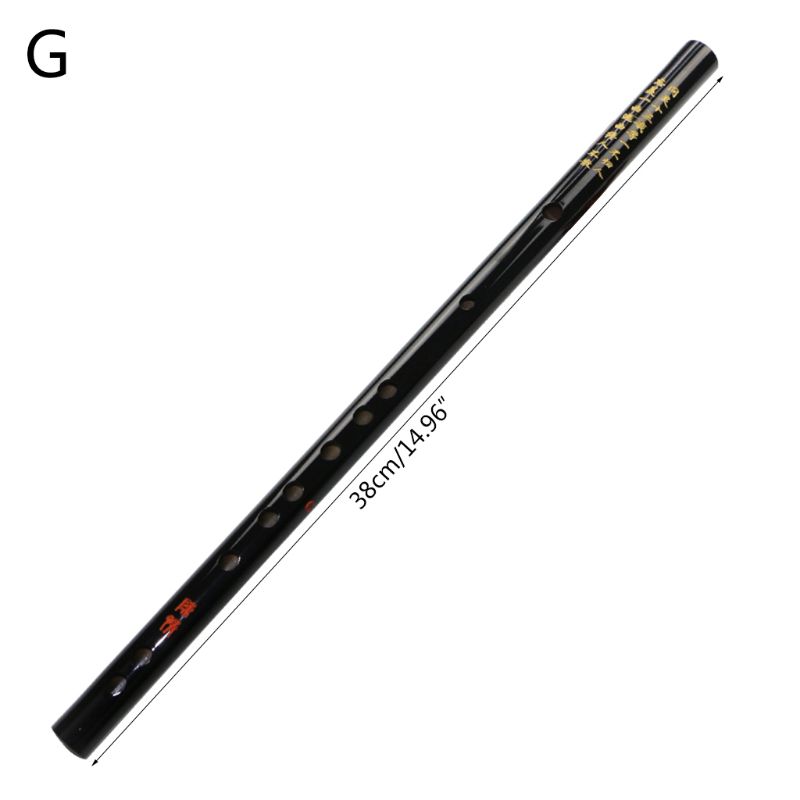 Flauta de bambú instrumento principiante C D E F G K llave transversal Dizi: G
