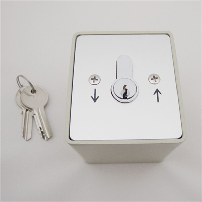 Interruptor de llave de YL-8102, cierre de persiana enrollable automático eléctrico para puerta de garaje y bicicleta, cerradura de seguridad de aluminio
