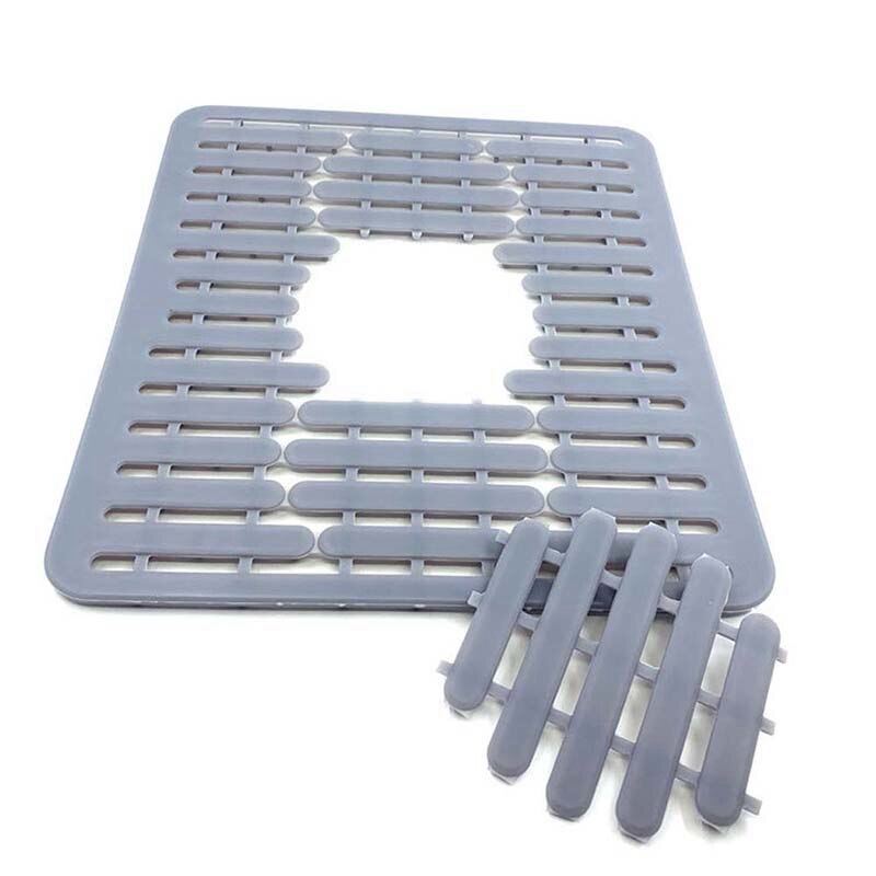 Silicone Sink Mat Drain Mat Kitchen Sink Mat Multifunctional Wash Basin Mat Water Filter Mat