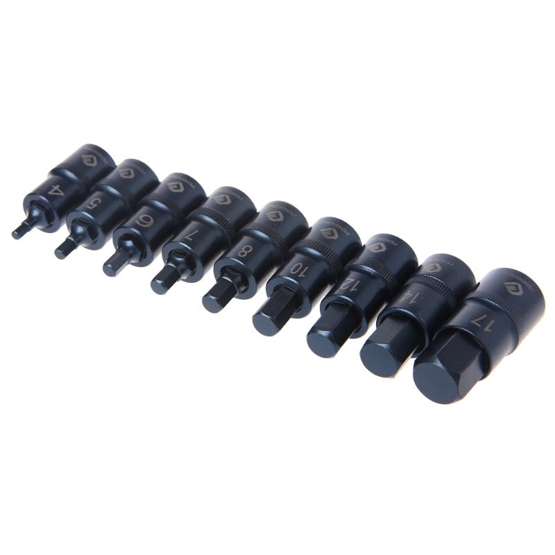 Hexagon Schroevendraaier Socket Multifunctionele Handgereedschap Boor Handje Socket H4 H5 H6 H7 H8 H10 H12 h14 H17
