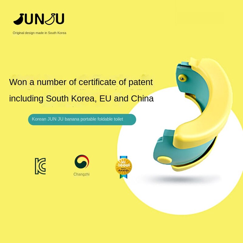 Practical and Portable Imported Banana Toilet for Children Foldable and Deformable Toilet Emergency Bedpan